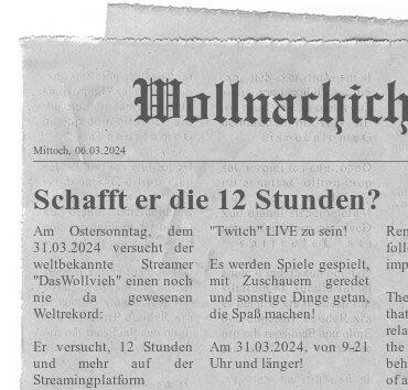 DasWollviehLP's tweet photo. Streamplan für die Woche vom 18.03.-24.03.:
Es gibt leider keinen 😭
Dafür mach ich hier einen kleinen Reminder:
Am 31.03. von um 9:00 bis 21:00 und länger ein Livestream von mir :3
#Stream #Twitch #Streamplan #Ostern #GERVtuber #Vtuber #Osterstream #Furry https://t.co/UnA7JmfmYV