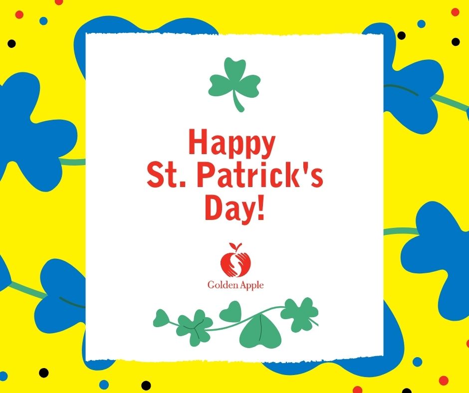 May the spirit of St. Patrick's Day bring you joy and luck! At Golden Apple, we celebrate the diversity that enriches our communities. Here's to embracing the luck of learning and fostering a culture where every student thrives. 🍀 #StPatricksDay #GoldenAppleLuck