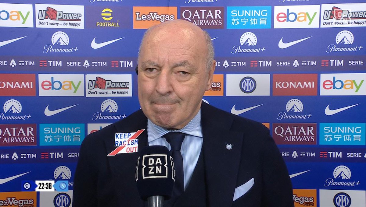 #ماروتا: "عندما نتحدث عن إنتر، نحتاج أيضًا إلى إدارة هذه اللحظات. إنها بالتأكيد ليست لحظة سلبية. انظر فقط إلى لافتة الكورفا لهذا الفريق. والنادي فخور أيضًا بهذه المجموعة وهذا المدرب. لذلك دعونا نستمر بتفاؤل كبير وشجاعة كبيرة.