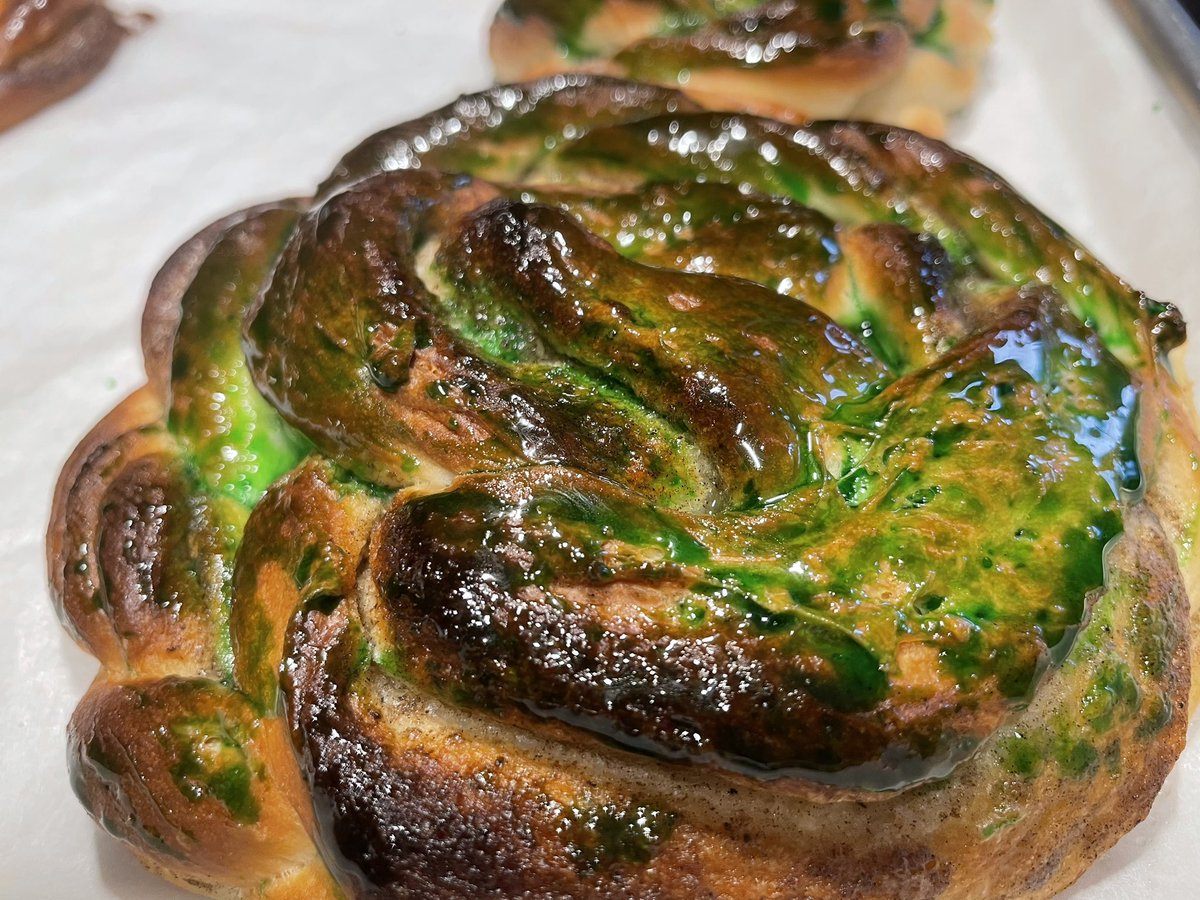 Happy St Patrick’s Day! We made Cardamom Buns, some “festive” :)