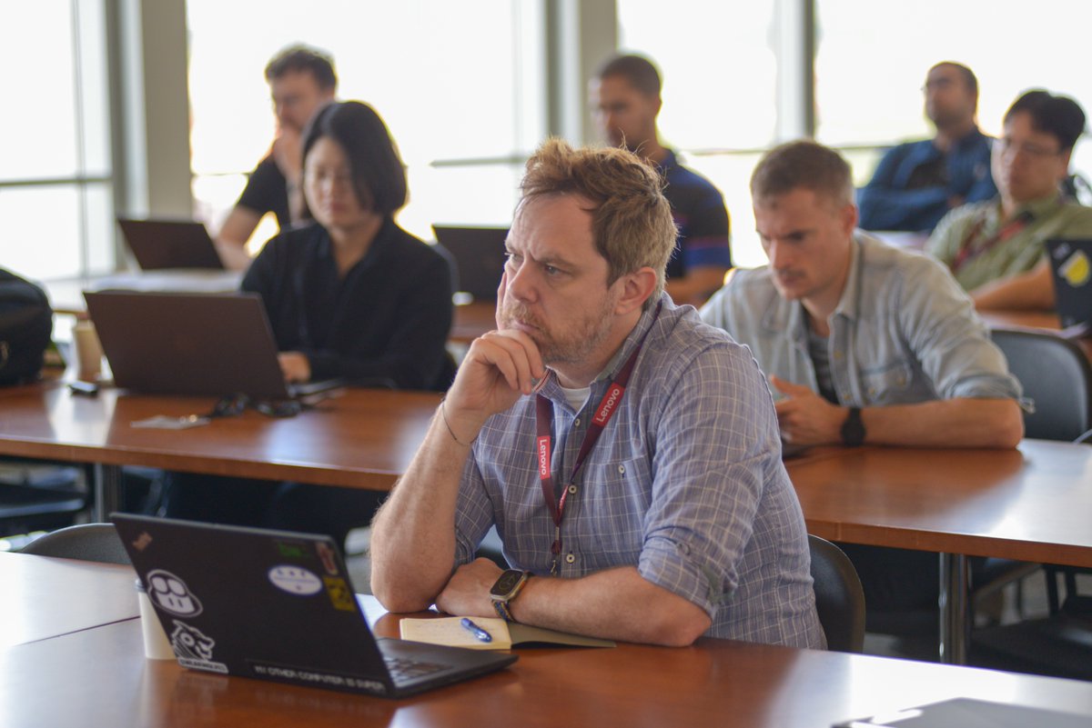 ricekenkennedy's tweet photo. On March 7, #EnergyHPC Conference attendees participated in four add-on workshops covering best practices in #HPC systems management, #AI in #Energy, physics-informed #MachineLearning with #Modulus, and DOE's #E4S. The workshops provided both high-level and hands-on instruction. https://t.co/AF07eTYjQR