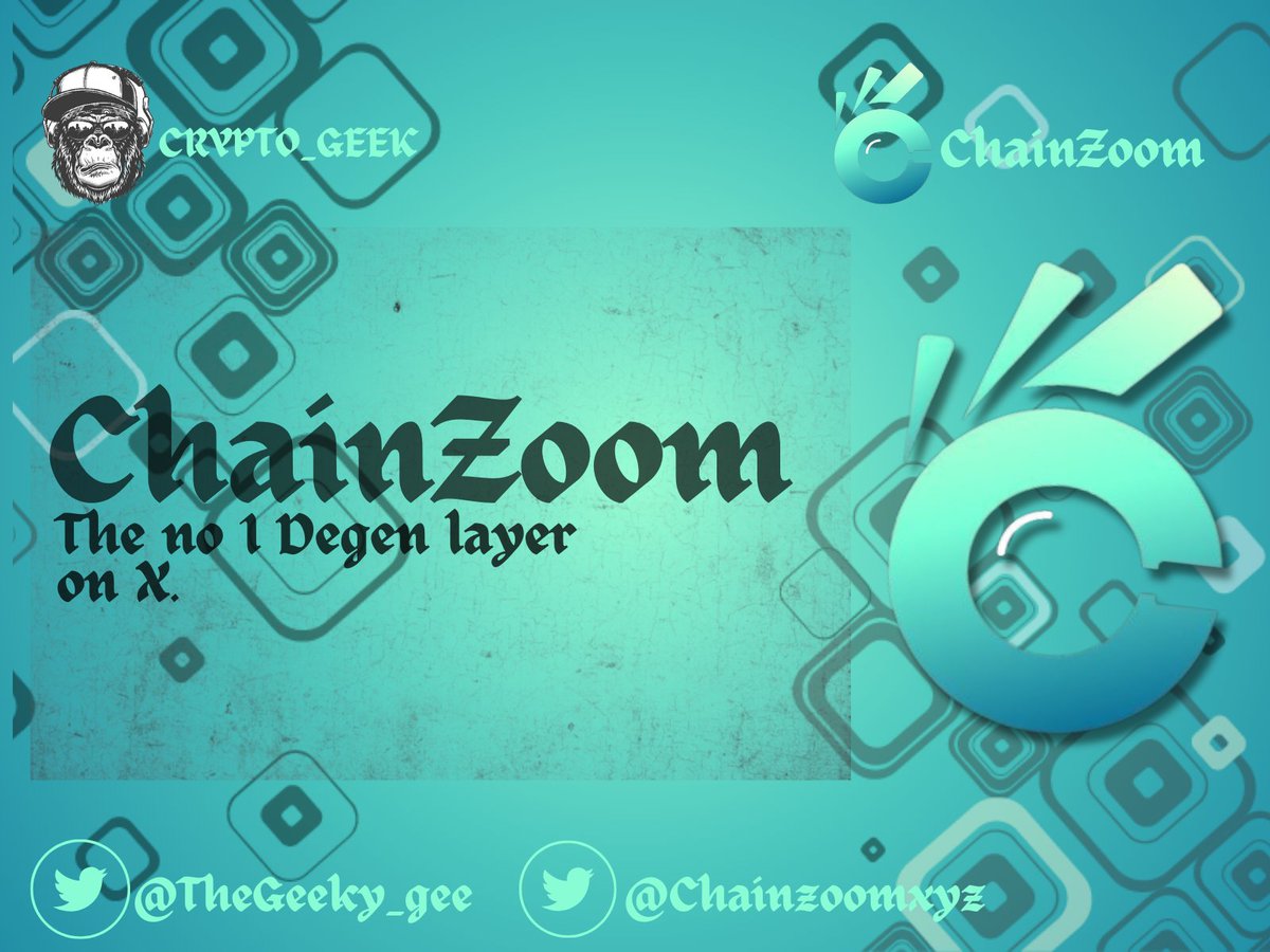 Da_Geek01's tweet photo. 𝐓𝐡𝐞 𝐧𝐨. 𝟏 𝐃𝐞𝐠𝐞𝐧 𝐋𝐚𝐲𝐞𝐫 𝐨𝐧 𝐗.
Bankole: a very popular guy due to his enthusiasm of cryptocurrencies and their potential.
He's also well sound in terms of crypto trading, as he's made a lot from it. Due to his love for the society,
#chainzoom #Thread #Defi https://t.co/2PEfMTZgcb
