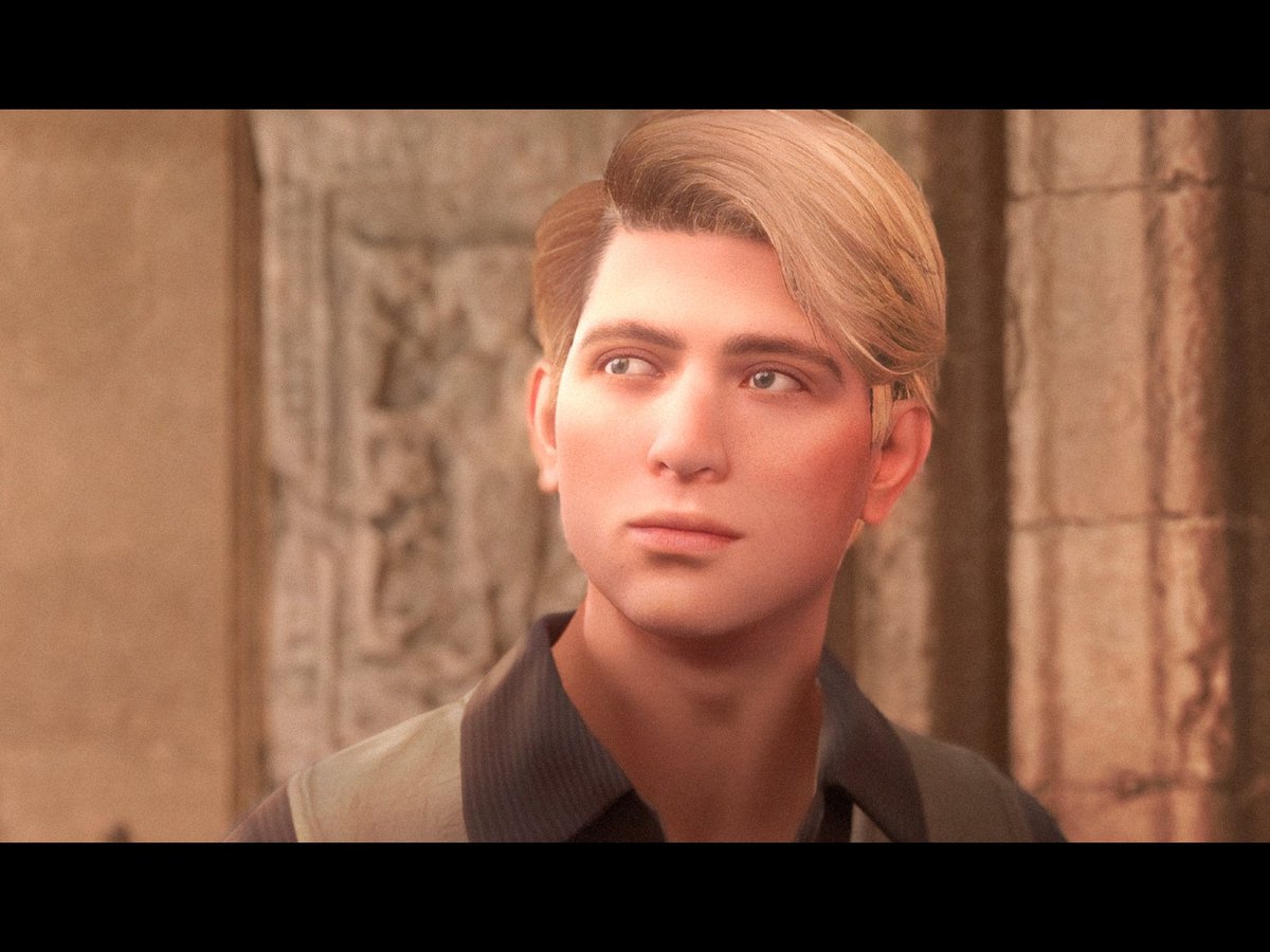 alibasnur's tweet photo. I am on a mission to bring out the charm from the most NPC character in HL.
#HogwartsLegacy #AndrewLarson https://t.co/XqWM8ETAzy