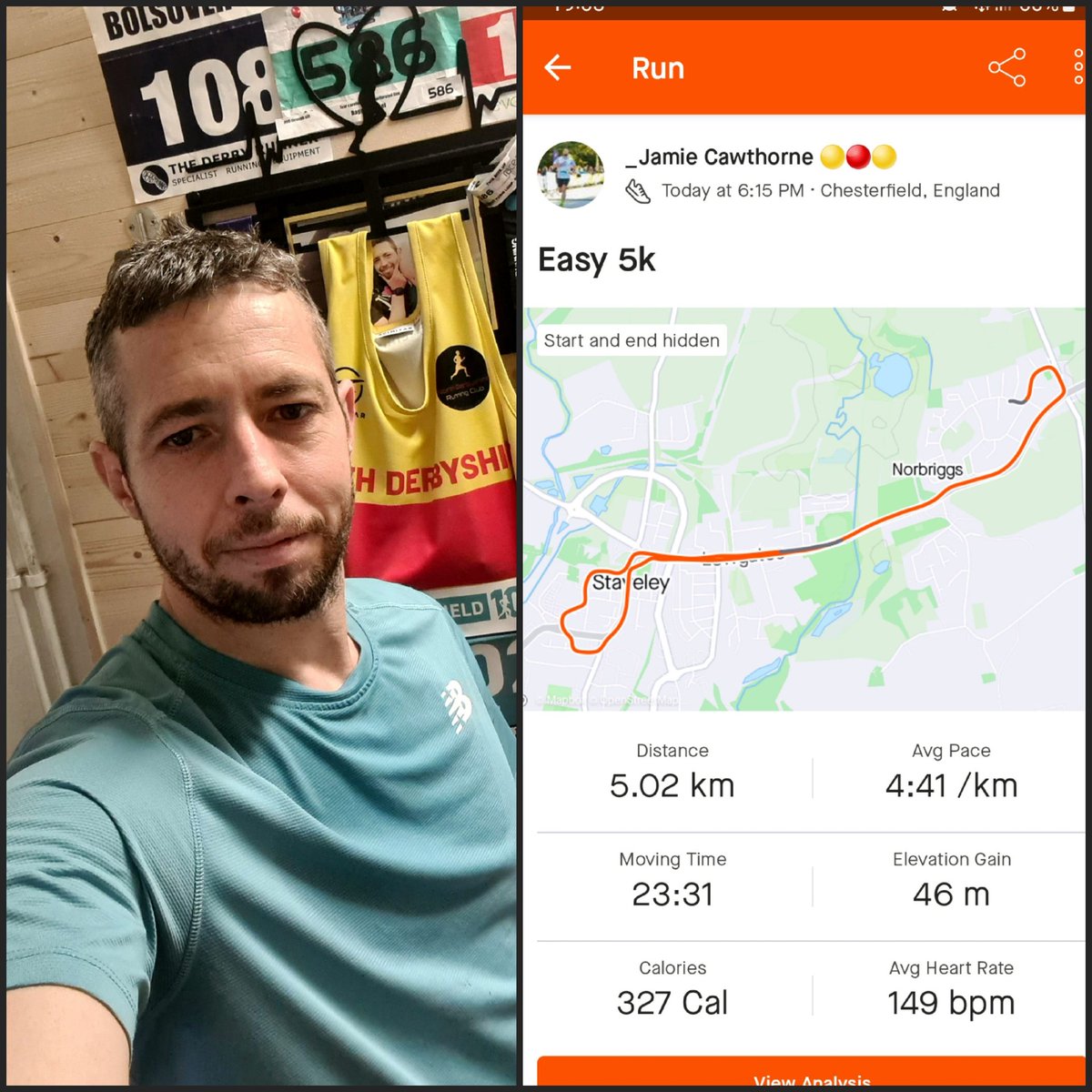 Captainbiglegs's tweet photo. Easy-paced 5k for the evening. It's not pace bad to say I had a massive Sunday dinner & it was great to finally feel normal again when I set off running 👌
#run #runner #ukrunchat #runchat #5kmrun #eveingrun #loverunning #obesetobeast #shittofit #fitfam #motivation #sunday https://t.co/VzgSEkx8cb