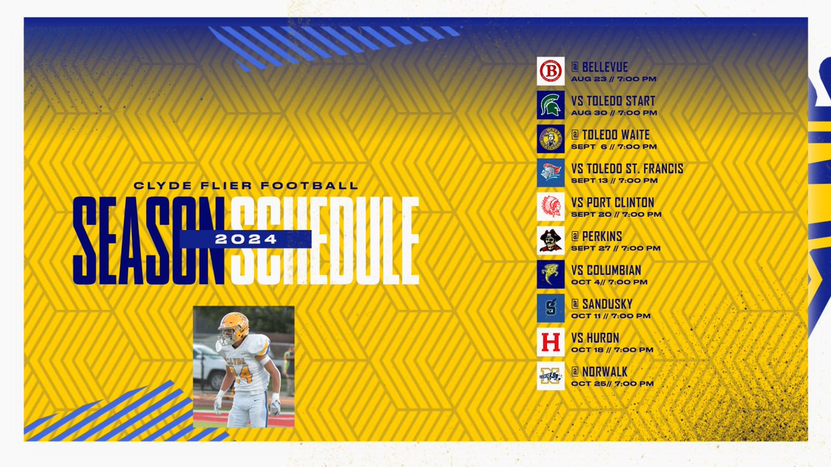 Clyde Flier Football tweet media