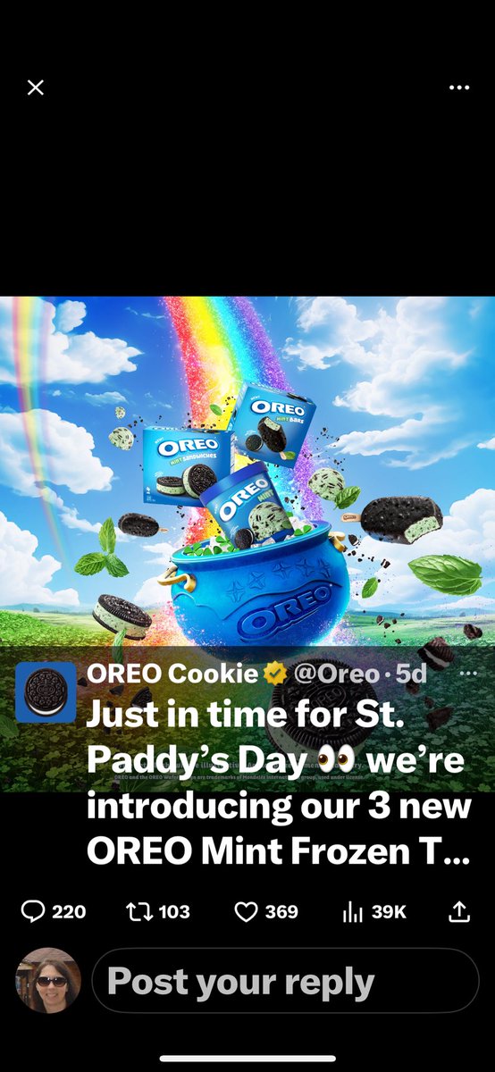 #OREOFrozenTreats  #sweepstakes