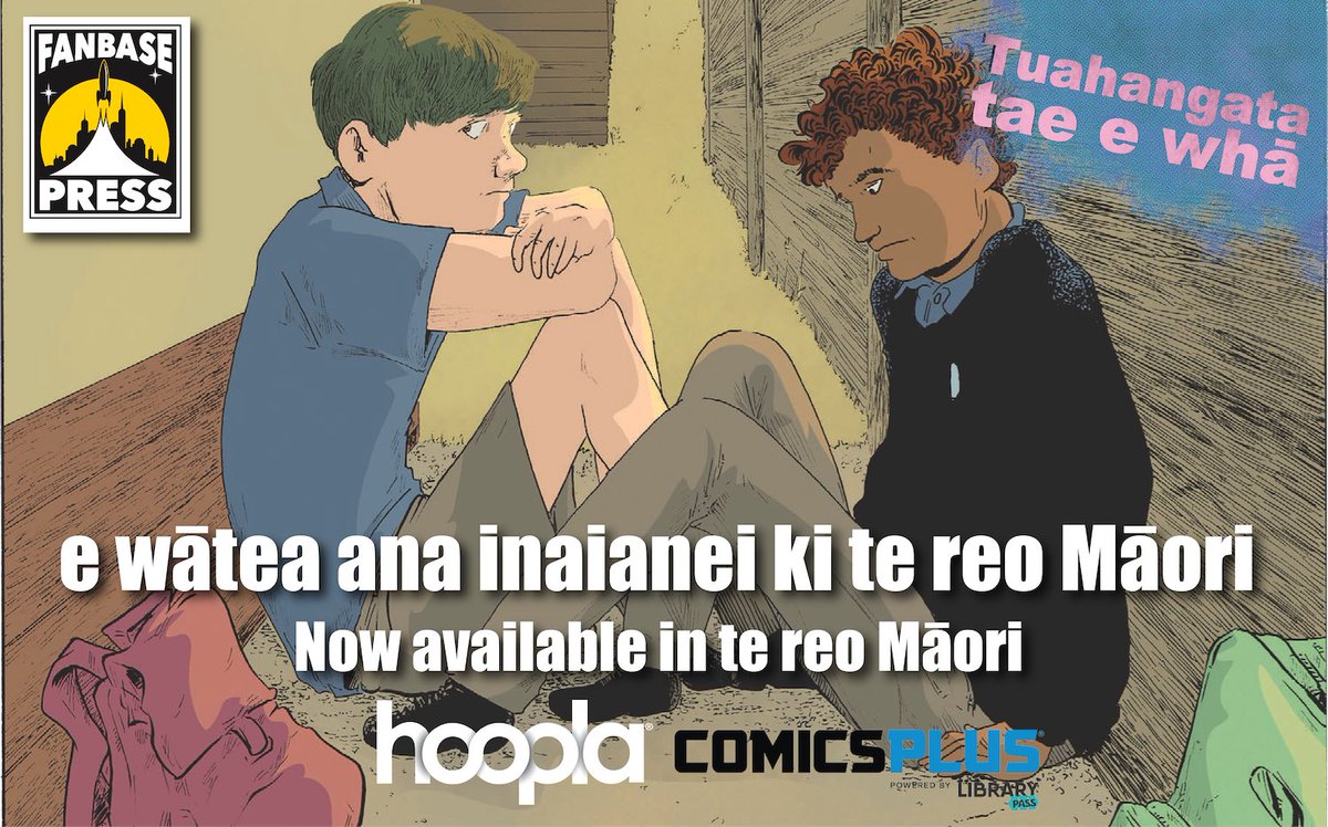 .@RichardFairgray's @glaad Media Award-winning coming-of-age #GraphicNovel, @4ColorHeroesGN: Available in #TeReoMāori (e wātea ana inaianei ki te reo Māori) on @hooplaDigital @comicsplus & more! (@Fanbase_Press @davidbooher @ArkhamAsylumDoc) #ReoMāori #LGBTQIA