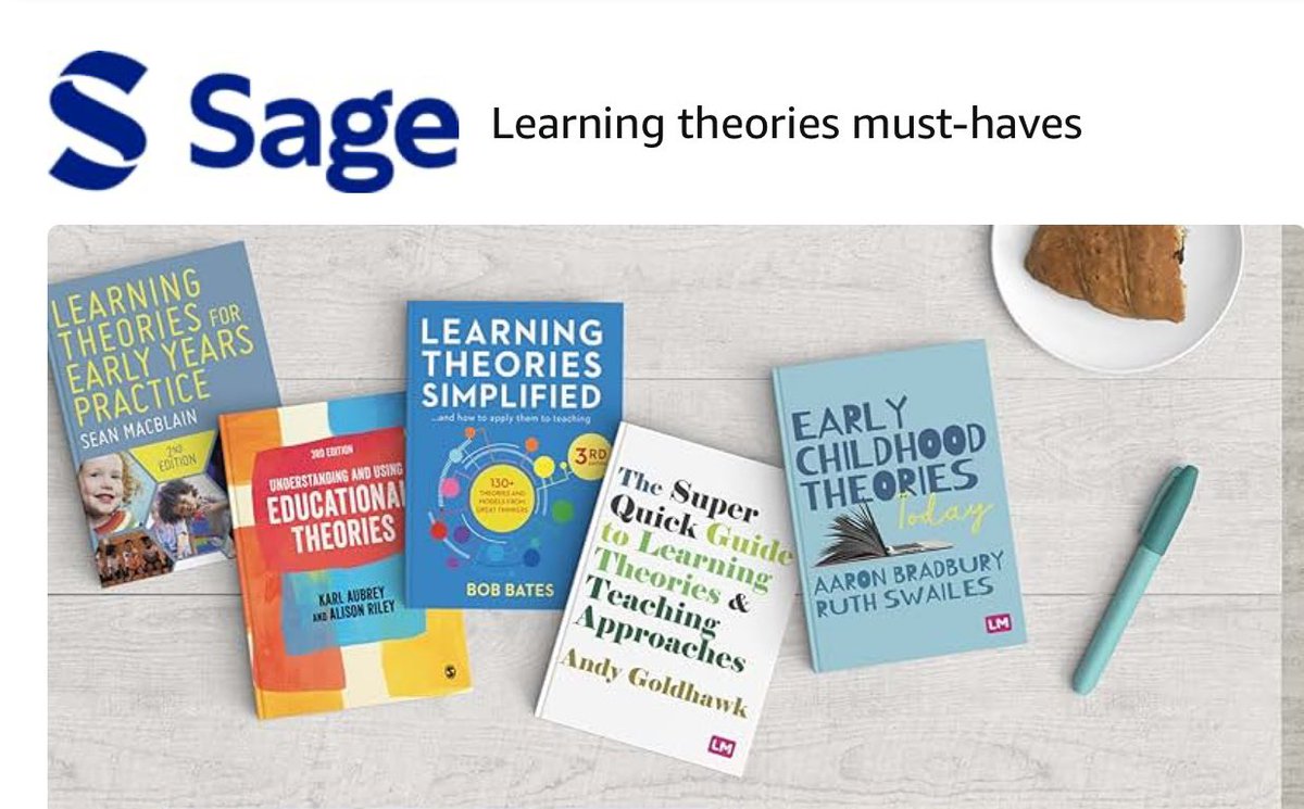 There are many books out there but @Sage_Publishing @SageEducation are making waves when it comes to learning theories. Glad to see our book @SwailesRuth on their must haves visual . Get hold of your book now. #TeamEC