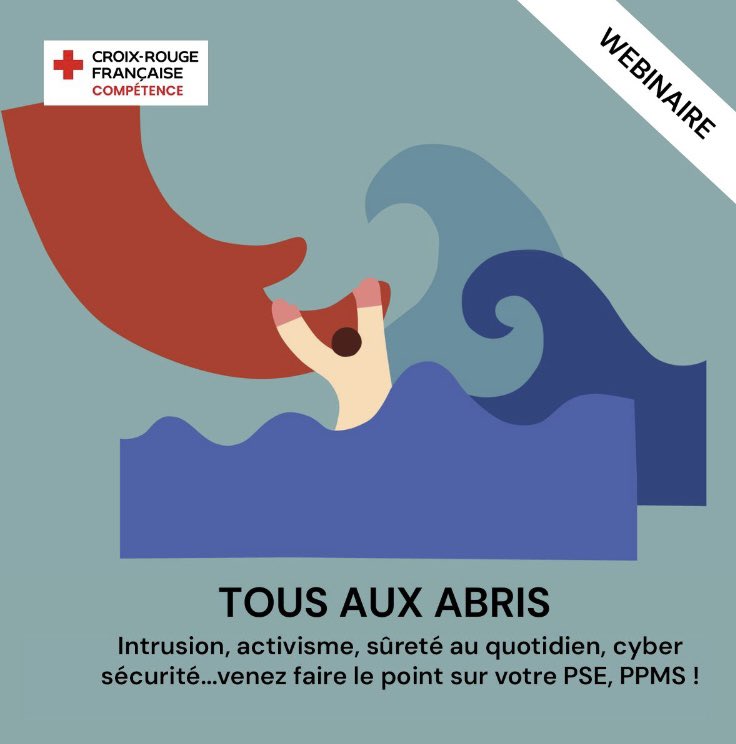 FormProCRF's tweet image. 🚨Nous vous attendons nombreux pour suivre ce webinaire 💻 que j’aurais le plaisir d’animer le 25/03 à 13h30 pour Croix-Rouge Compétence sur la #sûreté en lien avec les menaces #activistes ✊ et #terroristes 💣 Inscription : bit.ly/3VmsLdI

 #malveillance #sécurité #loi