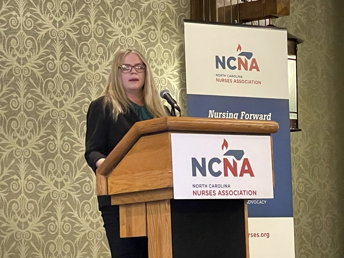 NCNA's tweet photo. We are glad to have Kimberly Luisana giving the @NCNursingBoard update. #NPSS24 https://t.co/YbcqYFs4Y3