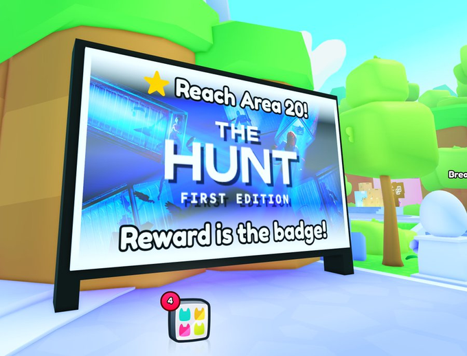 RealSchlep's tweet photo. roblox did nothing for this years hunt

- they reused a map they had from a previous game
- they made like 5 hats that you can earn
- and then allowed games to have some of the worst quests in any dev hunt in history

this is the first roblox "egg hunt" im not finishing https://t.co/eLPGRJpuS3