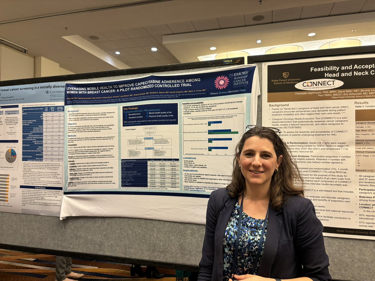 @ilana_graetz  presenting her pilot study on leveraging mobile health to improve capecitabine adherence and symptom among women with breast cancer. #aspo2024