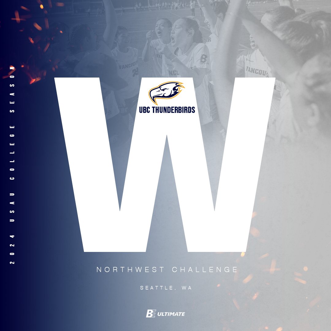 .<a href="/UBCwomensulti/">UBC Women's Ultimate</a> are the 2024 Northwest Challenge Women’s Champions 🏆⁠⁠ #collegeultimate⁠ #BEchamps⁠