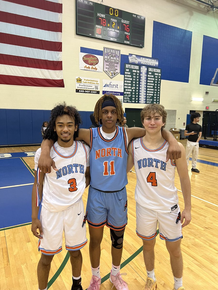 It was great seeing these guys participate in @FABO_Hoops All-Star game last night! Awesome guys that laid a new foundation at North Stafford. Also @Action_Jaxin deserves his 💐, the man has dedicated so much of his time to give kids an opportunity! Salute King!💯🫡