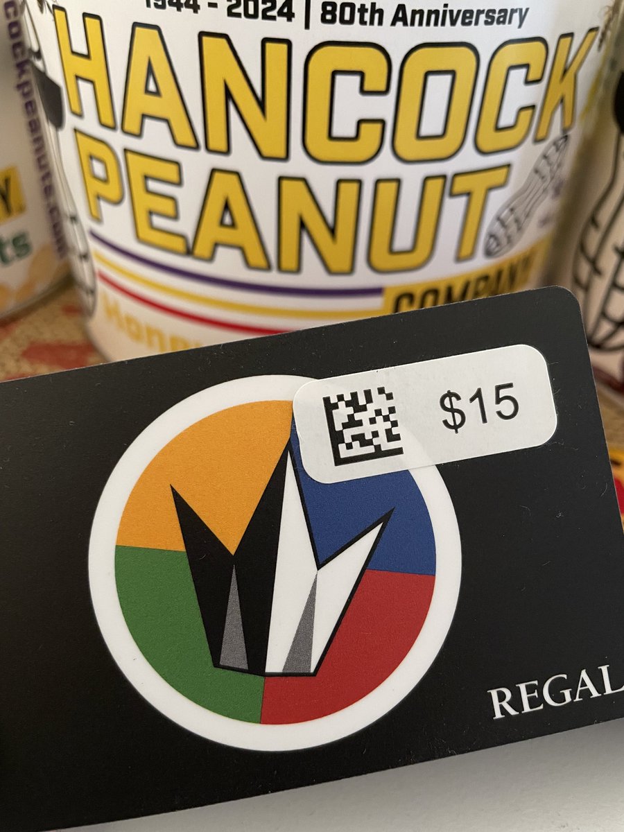 Attention Movie Fans: Next order over $100 get's a FREE $15 @RegalMovies Gift Card! hancockpeanuts.com/shop #hancockpeanuts #peanuts #movies #film @TheThirdFloor @ILMVFX #RT