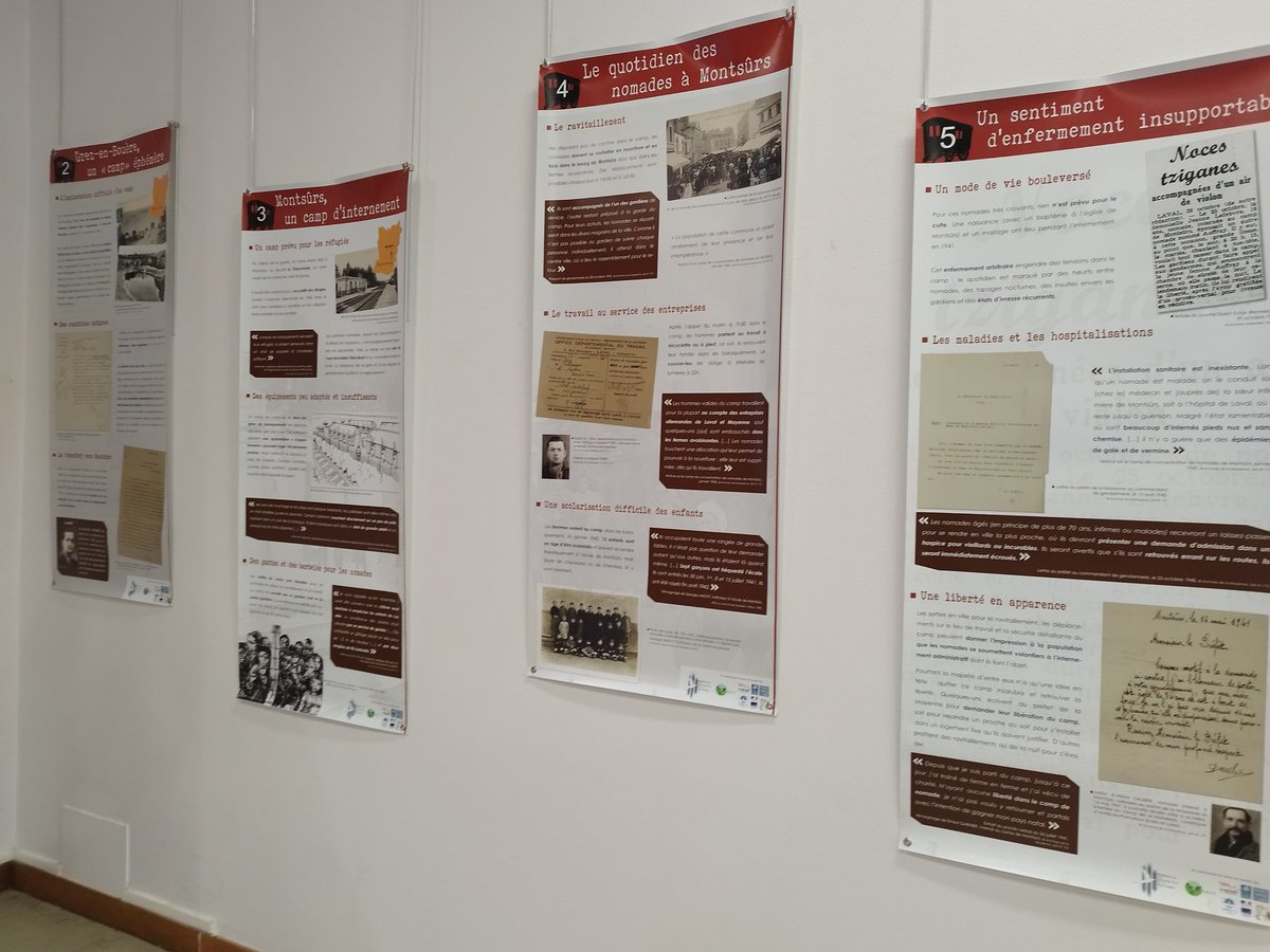 mlclavreul's tweet photo. Bcp de monde à la bibliothèque pr mieux comprendre la vie des voyageurs grâce à une exposition, des lectures et une conférence en chanson organisée par @Und53, L'AMAV, la Vigie, Mémorial des déportés, la maison de l'Europe et le service lecture publique de @Laval_la_Ville https://t.co/K1flAl6ZuC