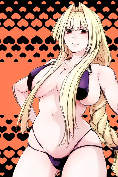#見た人は無言で金髪を載せる 