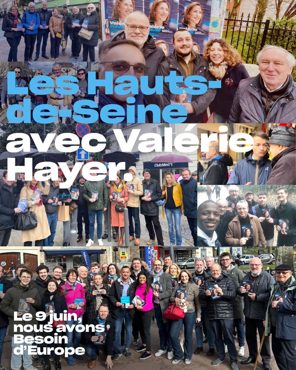 Du nord au sud des Hauts-de-Seine, nous avons @BesoindEurope — Tous avec @ValerieHayer défendre une France forte dans une Europe puissante. 🇪🇺Rejoignez-nous renaissance-hautsdeseine.fr