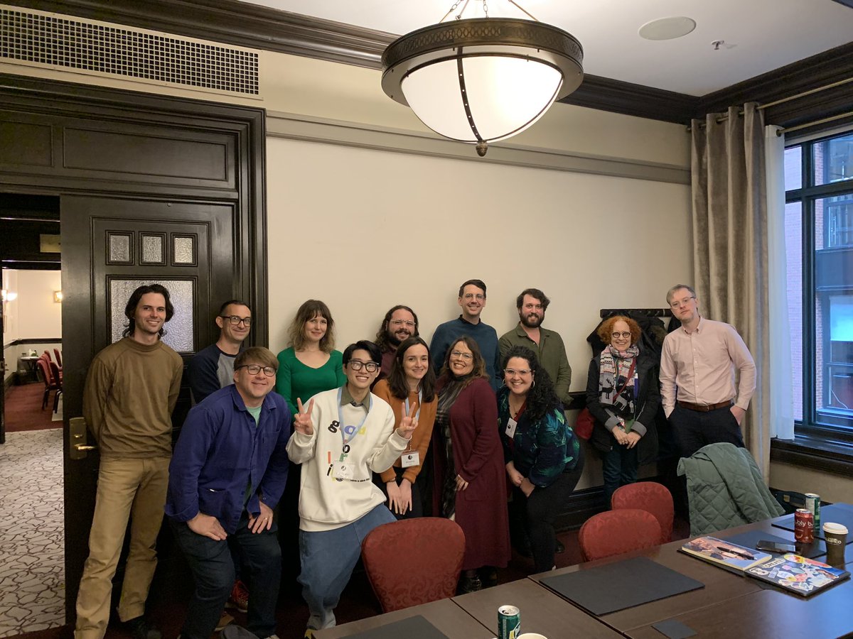 My favorite panel this year so far! We're excitedly "assembling" sounds this week! #acla2024  <a href="/AlgaenTentacles/">John Melillo</a> <a href="/soundingoutblog/">Sounding Out! (we're done here folks, it's awful)</a>