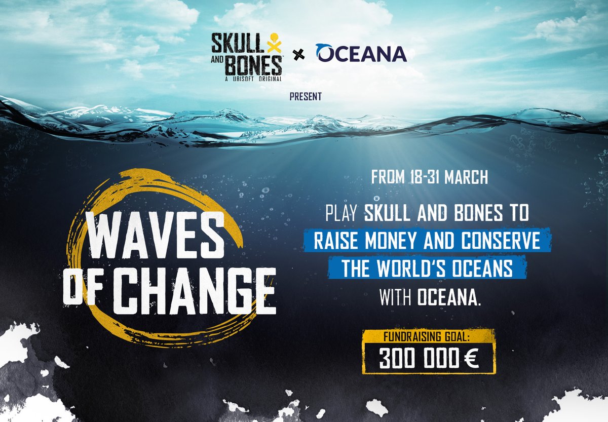 🌊Announcement!🌊

Beginning tomorrow - I'm partnering with <a href="/skullnbonesgame/">Skull and Bones</a> and <a href="/oceana/">Oceana</a> to raise money for ocean conservation! And the best part? You can help donate simply by sinking some ships with us. 😎

See you at 9:30AM ET 🐳