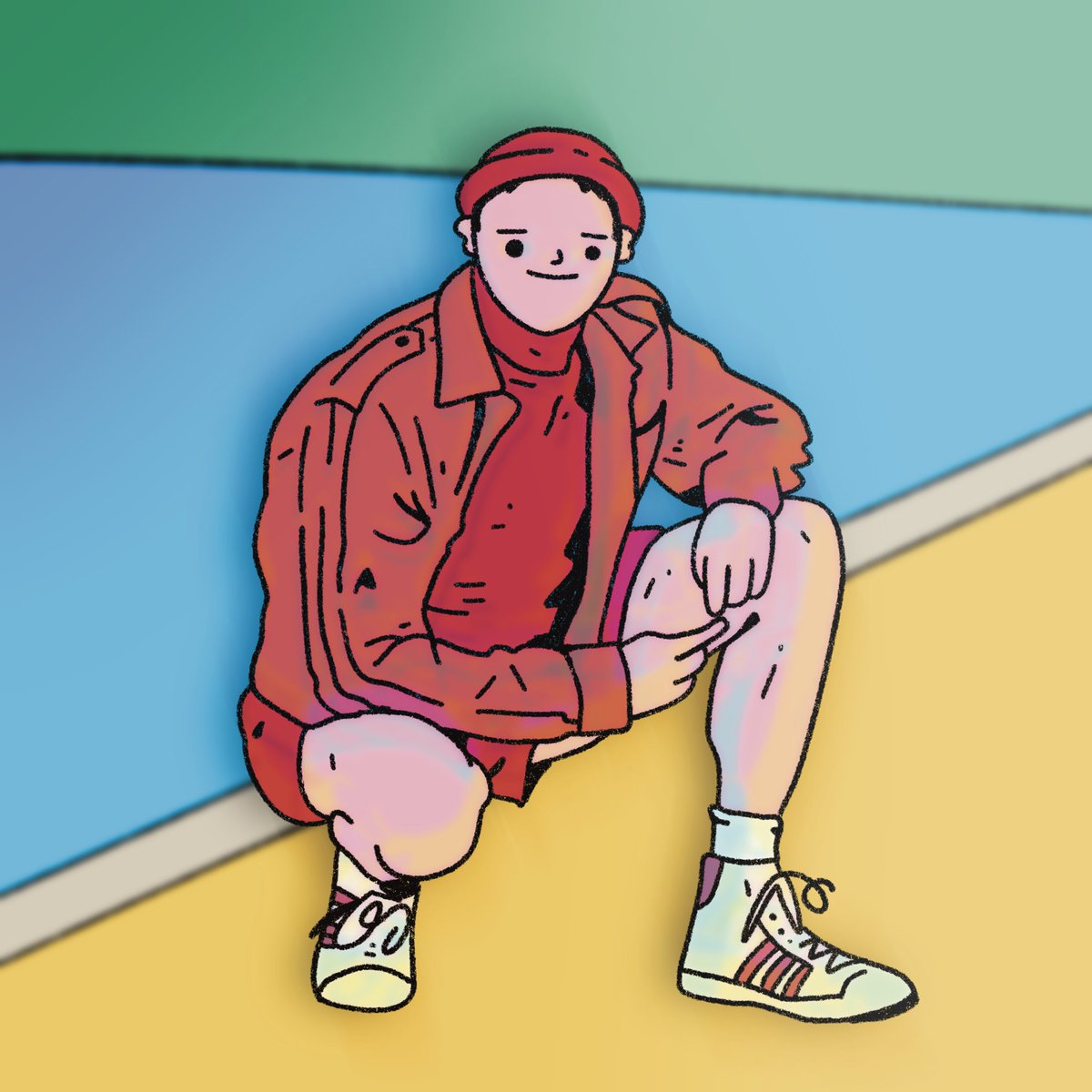 ScribbleWarl0ck's tweet photo. Me thriving in my meme arc. Love our red chain 🔺 https://t.co/O8uDk4Rspe
