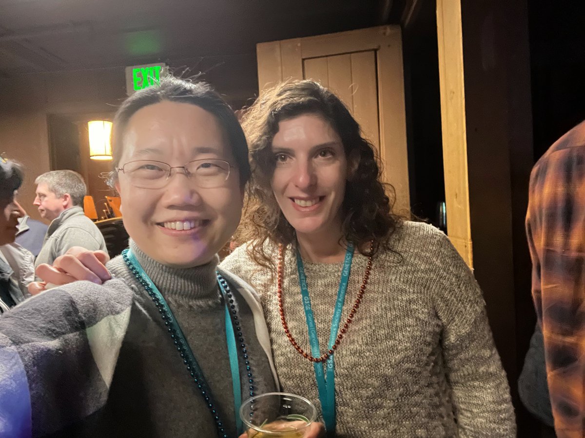 Great times at #Fungal24 with the wonderful @BingZhai 🥰