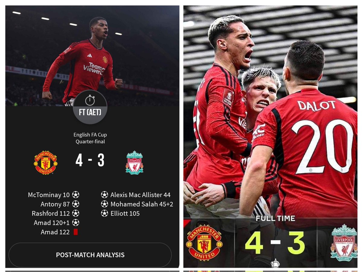 Congratulations Manchester United