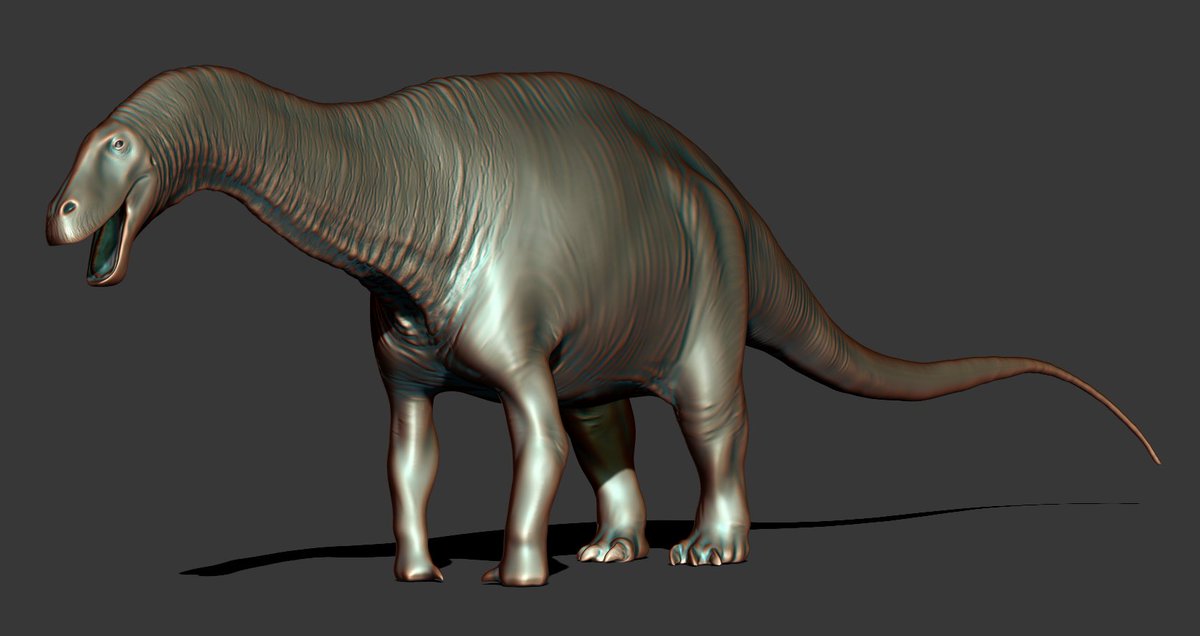ArtofFabricious's tweet image. Short necked long necked dinosaur.
Dicraeosaurus hansemanni, started for my Project Tendaguru, never gotten around to continuing until today. All it took was social exhaustion/hangover and the need to set up more 3D printable models. Anyway, more to come, yesyes.