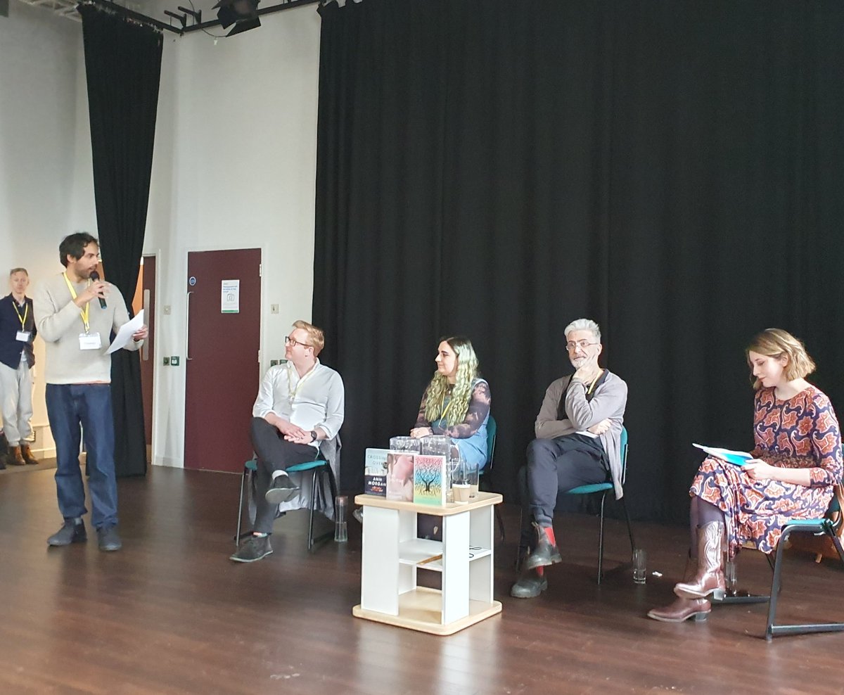 RoseDiell's tweet photo. Fascinating to attend the Indie Publishers panel at the #alternativebookfair yesterday including the wonderful @renardpress @IndieNovella - some really valuable reflections on where indies are at the moment, & what it's like to publish with one... 🧵 https://t.co/zoOdouv9yz