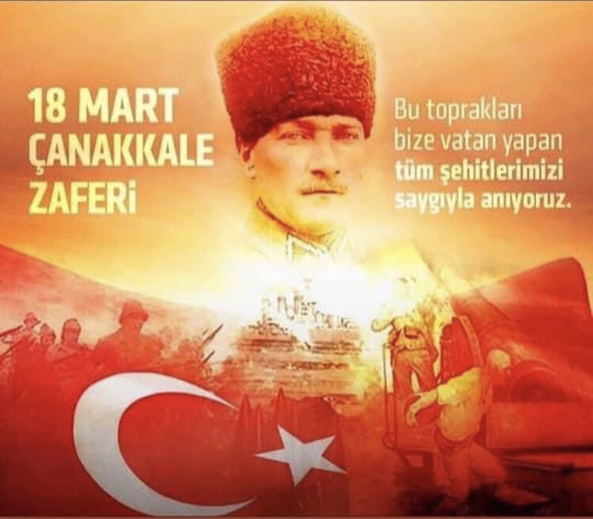 NevvarMtal's tweet photo. Türk tarihinin en büyük zaferlerinden biri olan Çanakkale Zaferinin  109. Yıldönümünde kahramanlığı ve cesareti ile Türkiye Cumhuriyetinin kuruluş yolunu aydınlatan , bu toprakları bize vatan yapan tüm şehitlerimizi saygıyla ve minnetle anıyoruz. https://t.co/DXEF0IWSI9