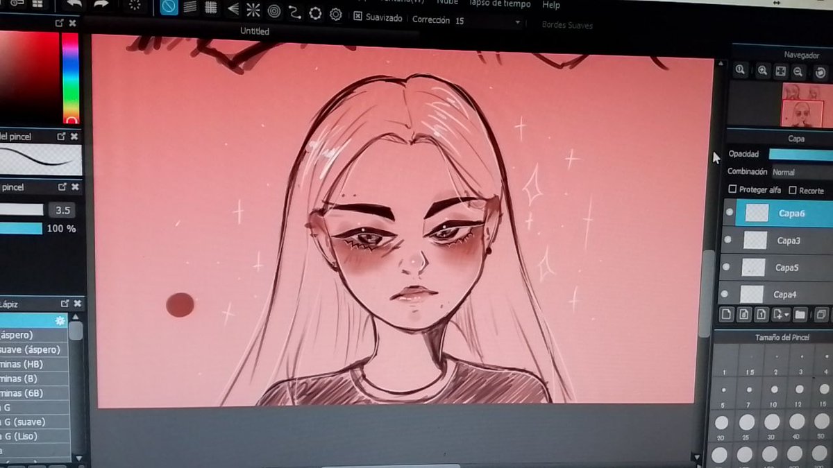 sugarszone's tweet photo. Hey, i'm back, and Trying another program to draw, how is it?

#sketch #MediBang #drawing #practice https://t.co/iKixTN9T2X