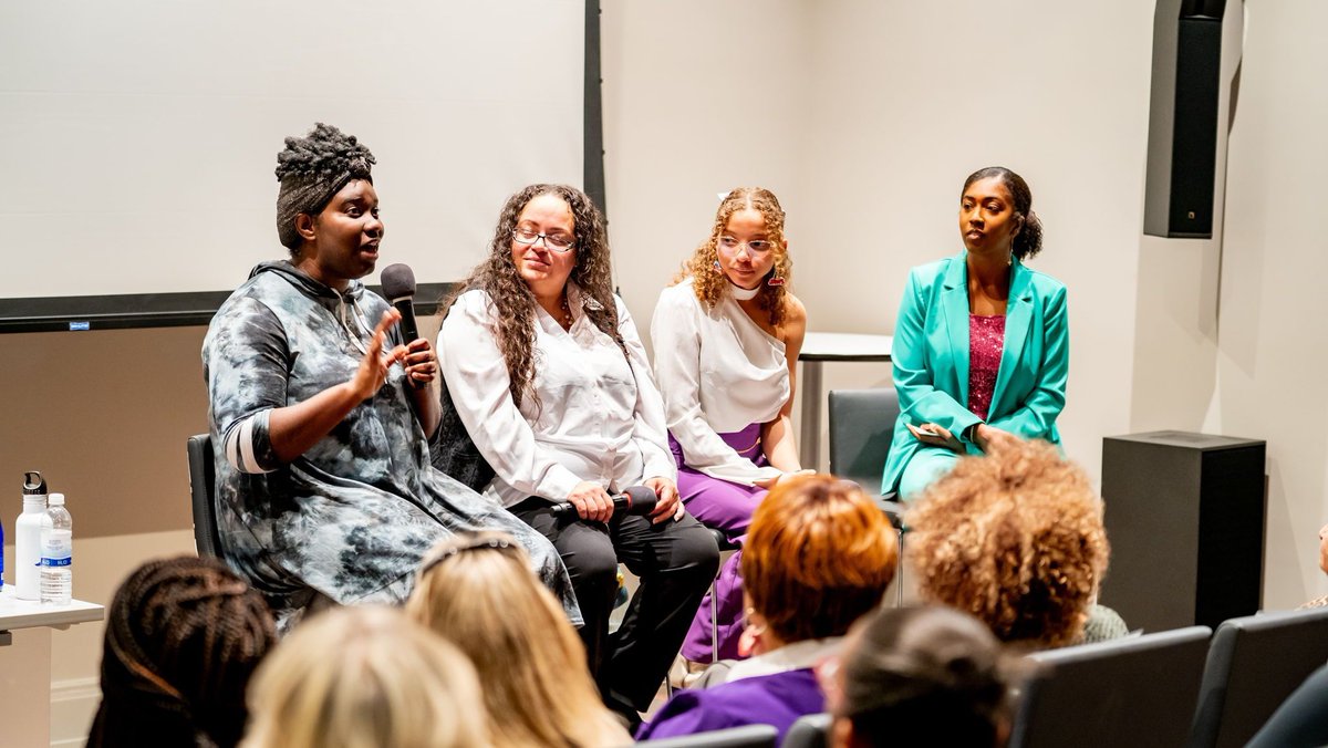MISS co-founders Jasmin Graham & Carlee Jackson Bohannon, along with Raven Harrison & Magrieli Rodriguez Ruiz, were part of a Listening to Women panel called 'Beyond White Sharks & White Men.' They discussed navigating #STEM & looked at how far the field has come (& needs to go).