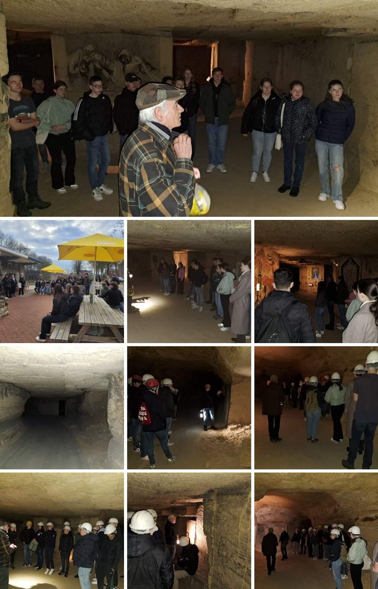 JUBILEUMDAG • Vrijdag werd de jubileumdag georganiseerd - vol activiteiten onder de noemer 'Sophianum in beweging'.  Een groep bovenbouwers bezocht de Sibbergroeve.