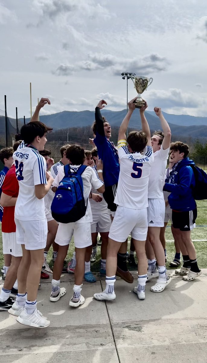 SMOKY MOUNTAIN CUP CHAMPIONS! 3 DAYS, 3 GAMES, AND 3 SHUTOUTS!! WHO’S NEXT?!?! #highschoolsoccer #letsgopatriots