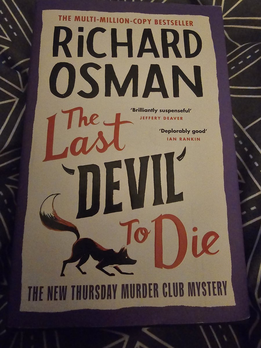 Right @richardosman Let's do this!! It's like reuniting with my old friends again!! 

#Bookshelf #tbrpile #books #reader #booktwt #bookclub #thethursdaymurderclub #series #thelastdeviltodie