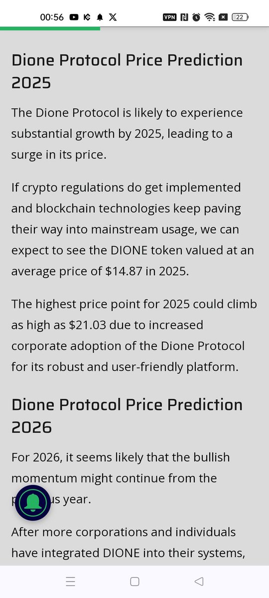 $DIONE price predicted to be around 14$ in 2025. Can it happen?
It will put it at double the current MC of $Sol