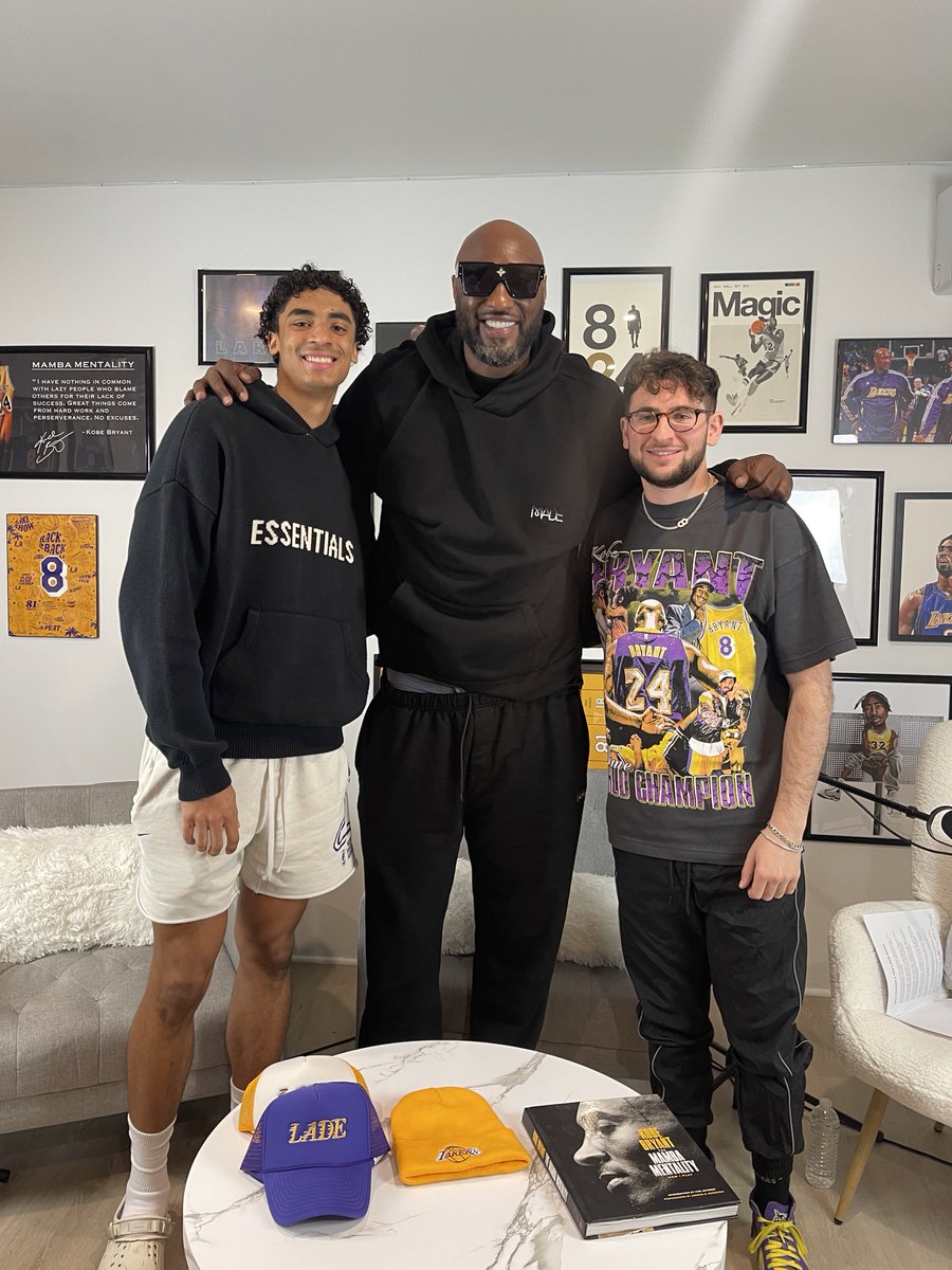 MAX CHRISTIE joined The LADE Show to talk about his first interaction with LeBron, getting drafted by the Lakers, and making a playoff push! Episode drops TUESDAY on YouTube 💜💛