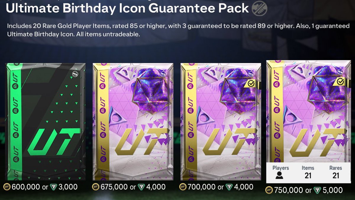 Ultimate Birthday Giveaway 🎈💰

Like &amp; comment your console for a chance to win the FC Points to open the 750,000 coin pack 🌟

Must be following so we can DM ✅ #EAFC #FC24