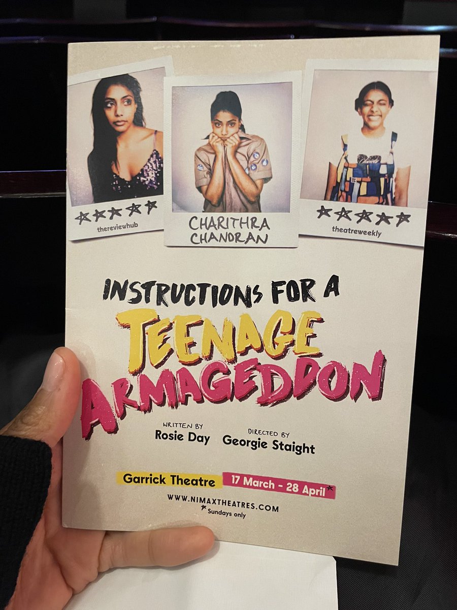 Wonderful night! @teen_armageddon
Outstanding performance by  @charithra17 ⭐️⭐️⭐️⭐️⭐️ 🎭 
Written by @rosiejaneday

Thanks 🤩 
<a href="/weareMediaHive/">Media Hive</a>

Review coming soon 🎥