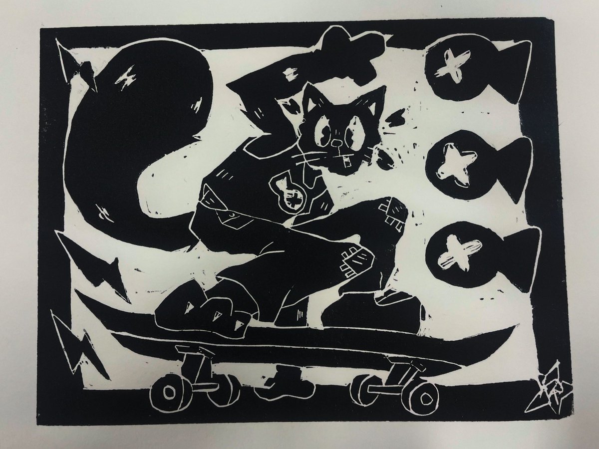 bugheadprints's tweet photo. @KKBros405 :3 
#art #artist #printmaking https://t.co/wHWr4zUNdb