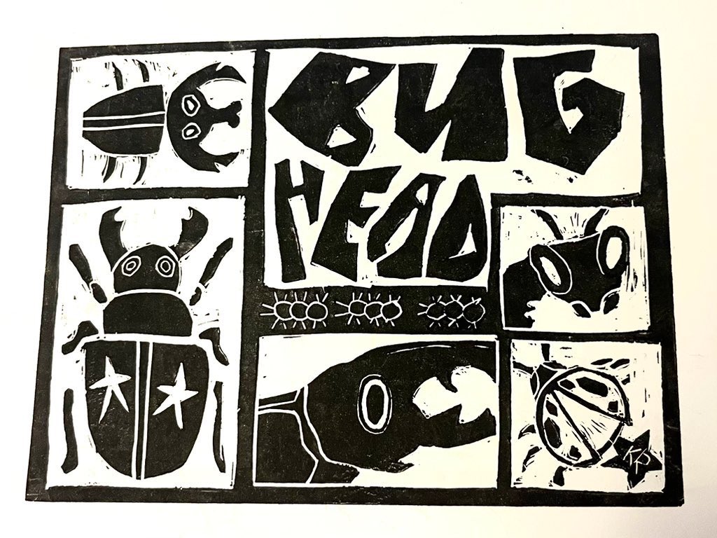 bugheadprints's tweet photo. @KKBros405 :3 
#art #artist #printmaking https://t.co/wHWr4zUNdb