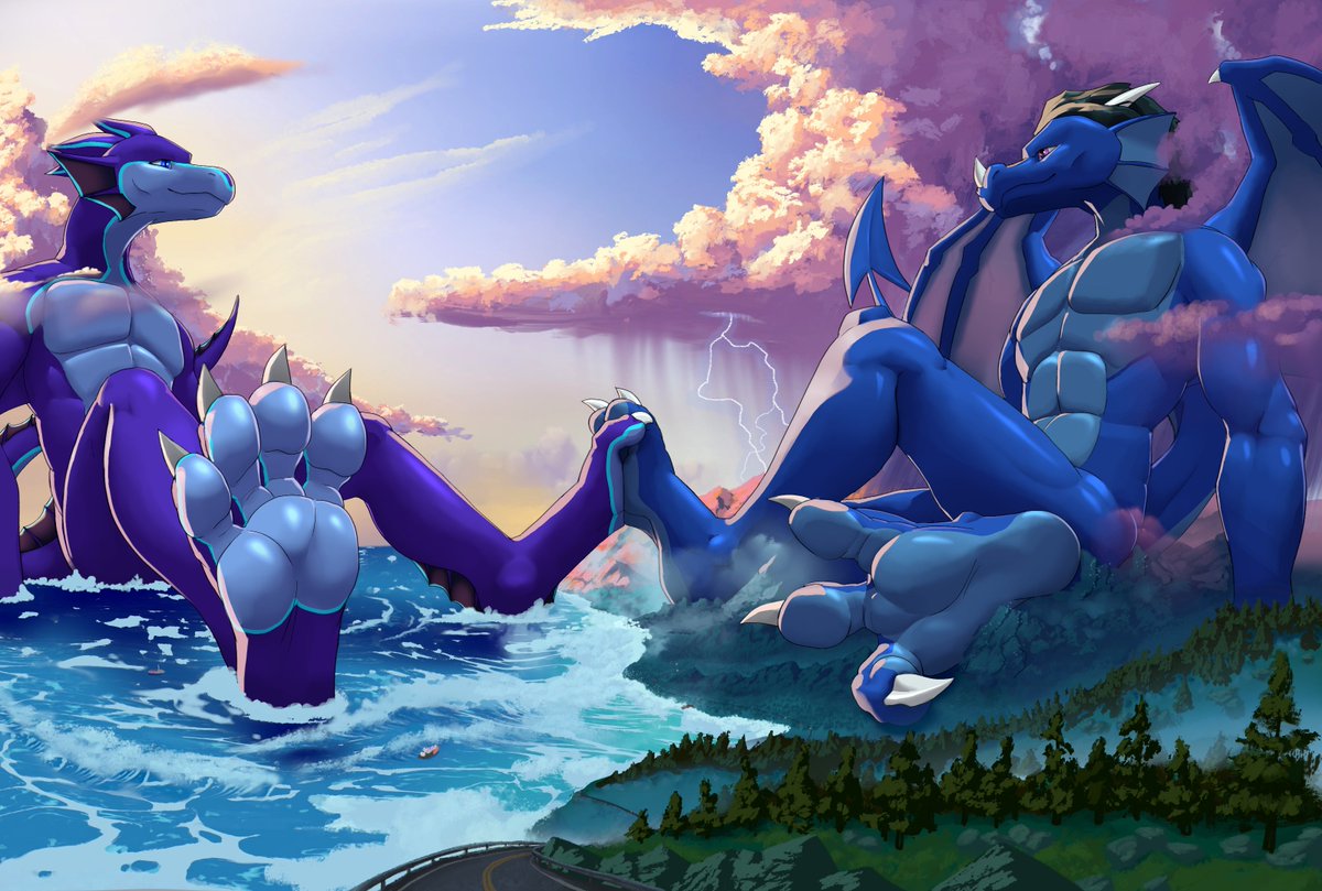 marchdragon11's tweet photo. From Sea to Sky, @TalanStrider and March have you covered.  Enjoy the vista provided by those titans of the elements~

Jaw dropping work done by @BlockmanThree! https://t.co/NY6n72T8Va