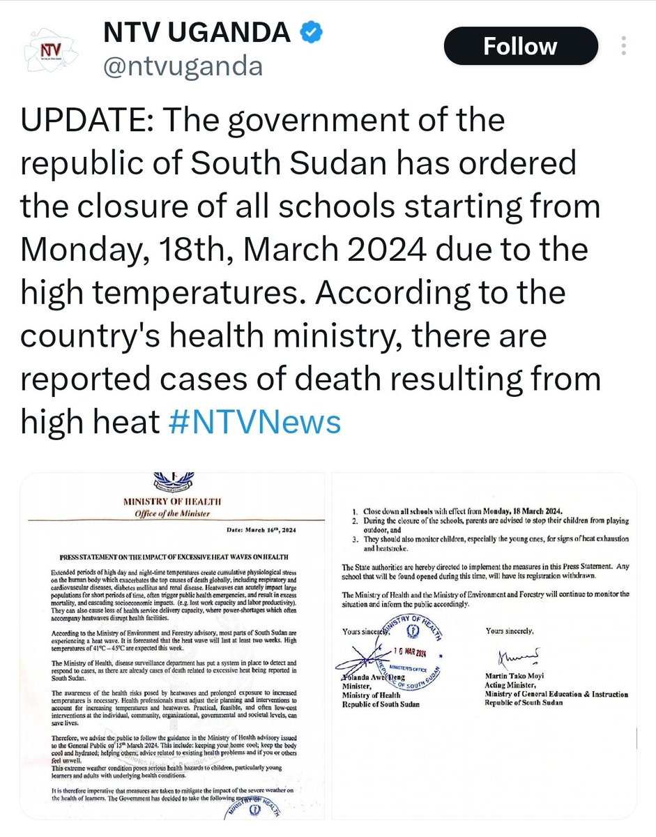 realabuba's tweet photo. @DrLoupis They are now closing schools in Africa for climate change!. 
COVID lockdowns was just the start. Climate lockdown is the new thing. https://t.co/I9YzdKp1e6