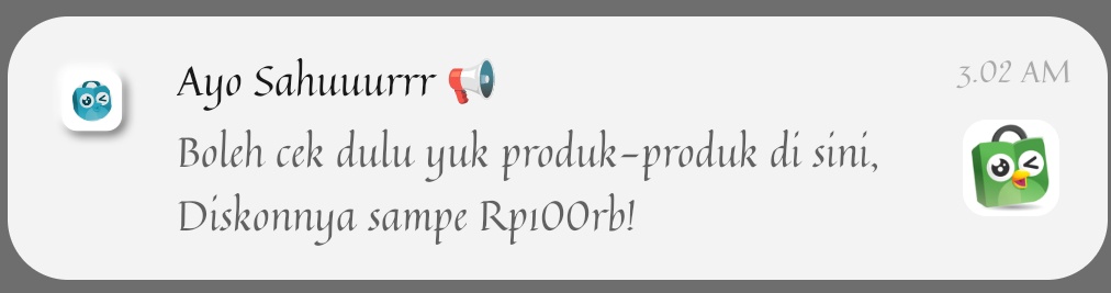 FerdyEl_'s tweet photo. Sahur dibangunin ayang  ❌
Sahur dibangunin tokopedia ✅

🫣🫣🫣 https://t.co/RxCmkDYdLL