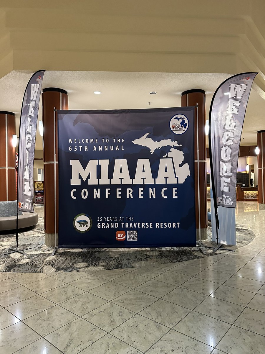 goering_drew's tweet photo. Thank you @MIAAAADs for a great conference and the chance to visit with so many of you. A great partnership between MIAAA and @Hudl! https://t.co/cFqAhuBI6t