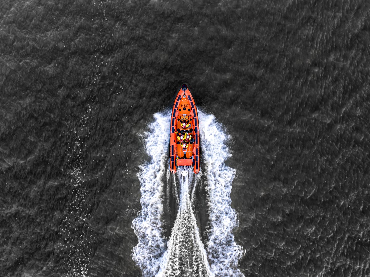 Colour Splash of RNLI B-827 Olive Laura Deare II #RNLI #Lifeboat #Charity #Lifeboats #Gravesend #RiverThames #volunteer #SAR #SearchAndRescue @GravesendRNLI @RNLI