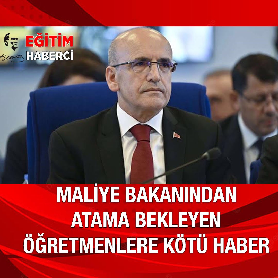 MALİYE BAKANINDAN ATAMA BEKLEYEN ÖĞRETMENLERE KÖTÜ HABER Hazine ve Maliye Bakanı Mehmet Şimşek, Sağlık Bakanlığı dışında emekli olanlar dışında hiçbir kurumun personel alamayacağını belirtti, bu durum özellikle 2024 #ogretmen #atama bekleyenleri hayal kırıklığına uğrattı.