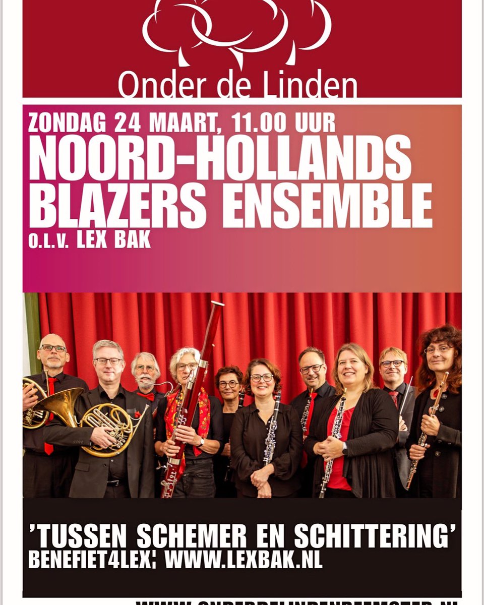 Kom 24 maart naar het benefietconcert voor de geliefde slagwerkdocent, repetitor en dirigent Lex Bak. Help mee behandeling mogelijk te maken.