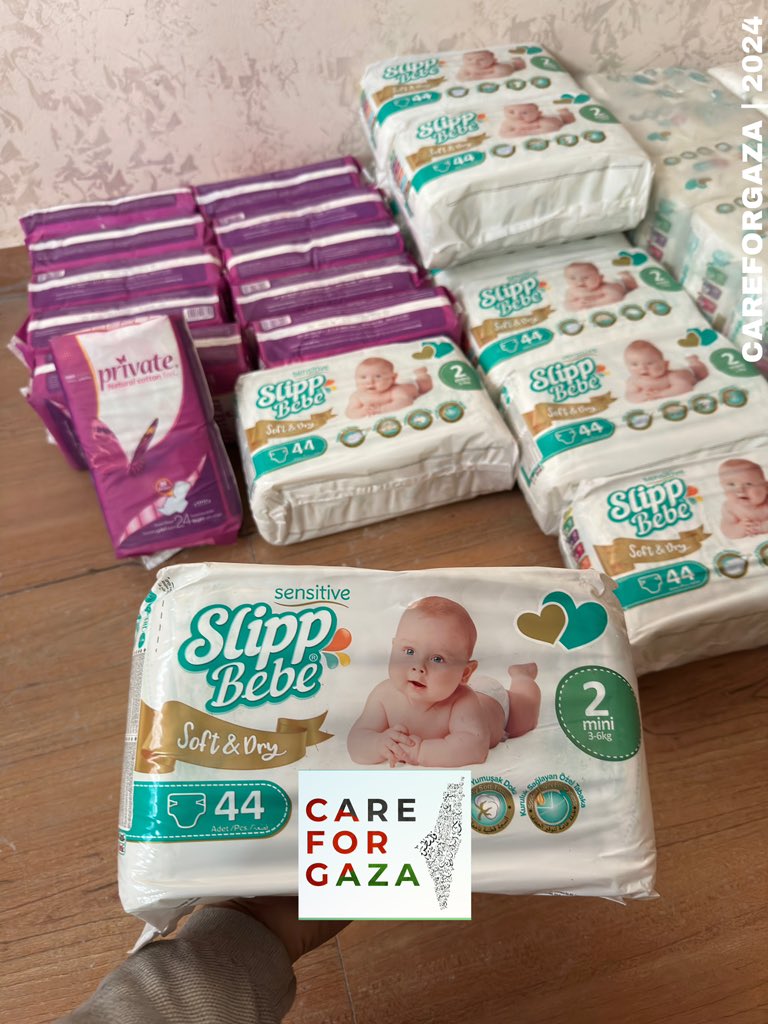 We are currently stocking up on diapers and sanitary pads for the displaced families. With severe shortage to hygiene products, it has become increasingly difficult for women to manage their own hygiene and afford diapers for their babies.