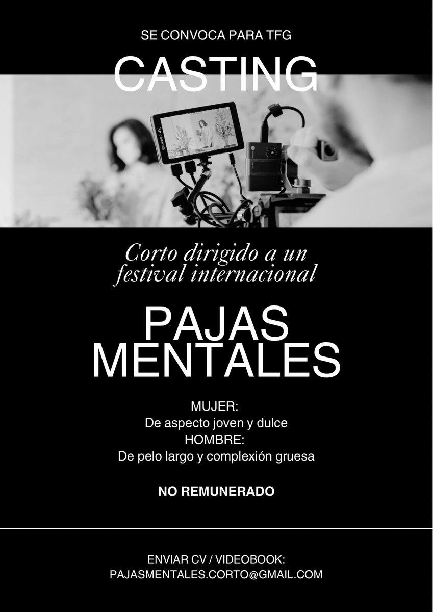 elenaparddo's tweet photo. se convoca casting para coruña y alrededores https://t.co/X7SOls4Ola